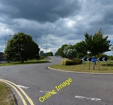 Photo 6x4 Wanlip Road roundabout in Syston Syston/SK6211  c2014