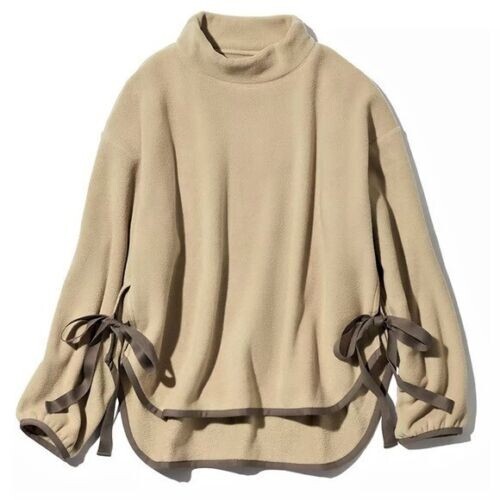 WHITE MOUNTAINEERING|LONG-SLEEVED ZIP-UP/TURTLENECK (WM Uniqlo x White Mountaineering Fleece Oversized Mock Neck