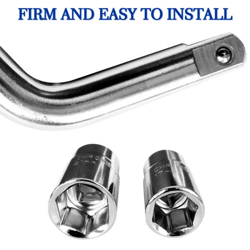 17 19 21 23mm HEAVY DUTY Extendable Car Wheel Brace Socket Tyre Nut Wrench - Bild 6 von 10