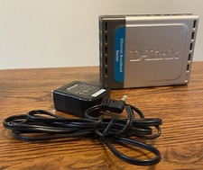 D-Link DI-604 Router 4-Port 10/100 Ethernet Broadband Wired A/C Adapter