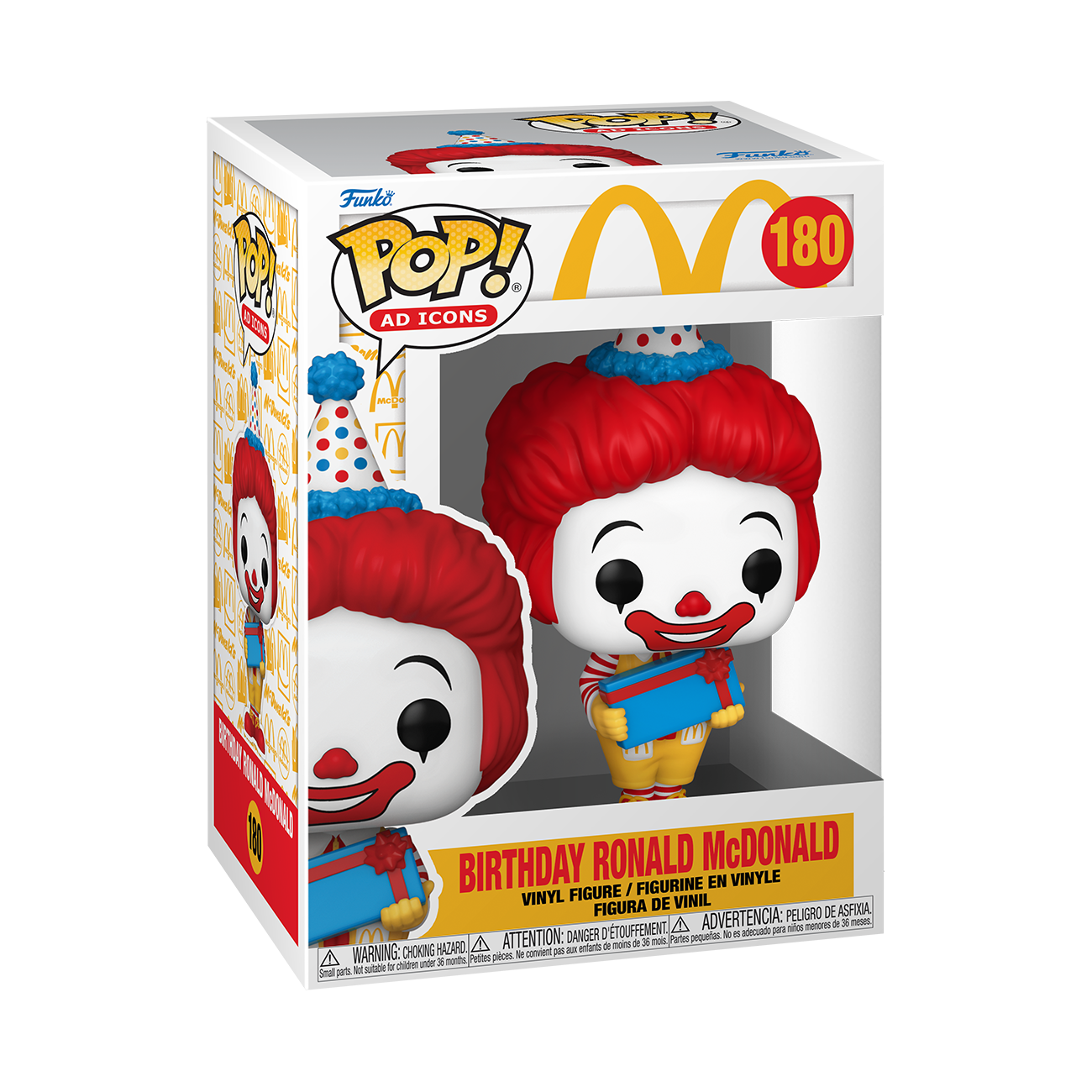Merchandising McDonalds: Funko Pop! Ad Icons - Birthday Ronald McDonald (Vinyl F