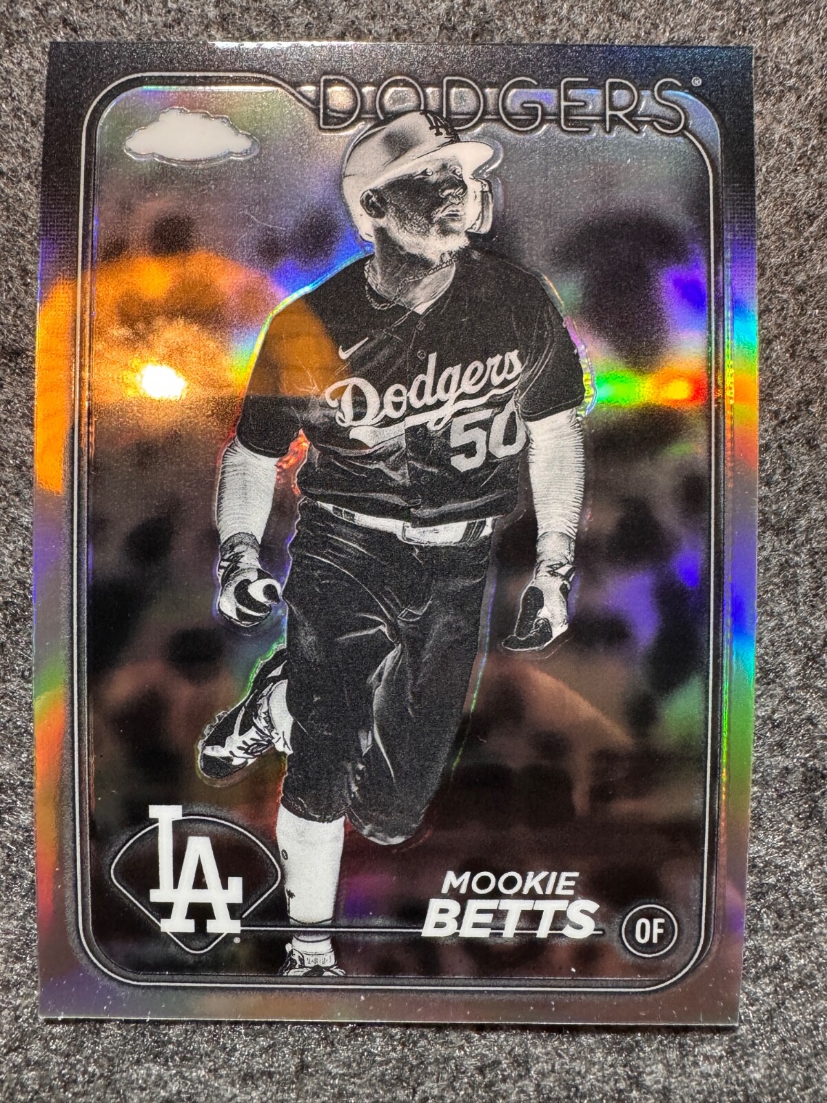 Mookie Betts Negative Refractor #296