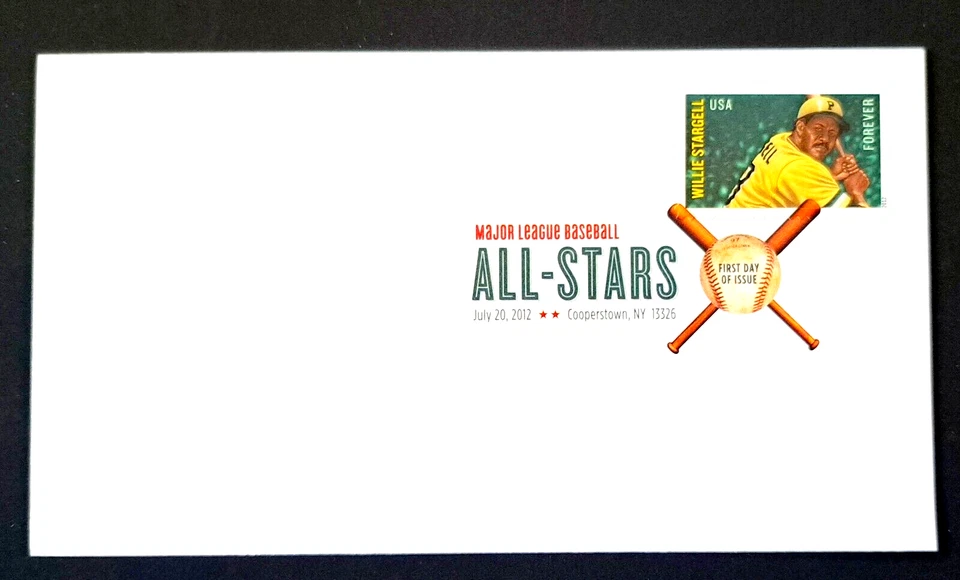 Two FDC's from the US Scott# 4694-4697 Major League series, Cooperstown Cancel - Image 2 of 2