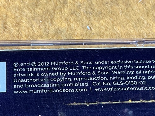 U11-4 MUMFORD & SONS Babel - 2012 - GLS-0130-02 - CD - FOLK - Imagen 4 de 8