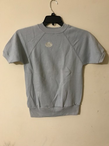 SUDADERA CLÁSICA CUELLO REDONDO MANGA CORTA PEQUEÑA MEDIANA NEGRA AZUL MARINO Y GRIS - Imagen 4 de 6