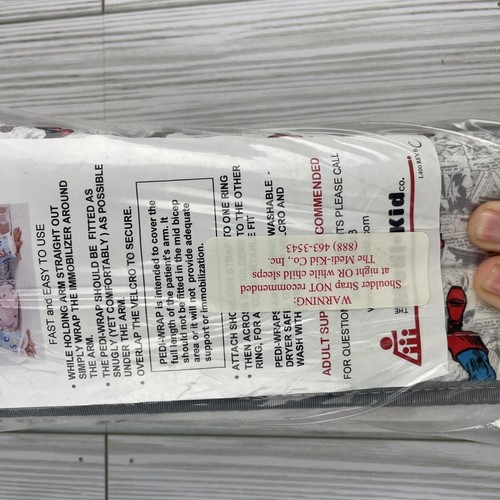 Pedi-Wrap 405 XL PLUS Immobilizzatore Braccio Bambino - NUOVO - Medi-Kid MARVEL PRINT - Foto 3 di 6