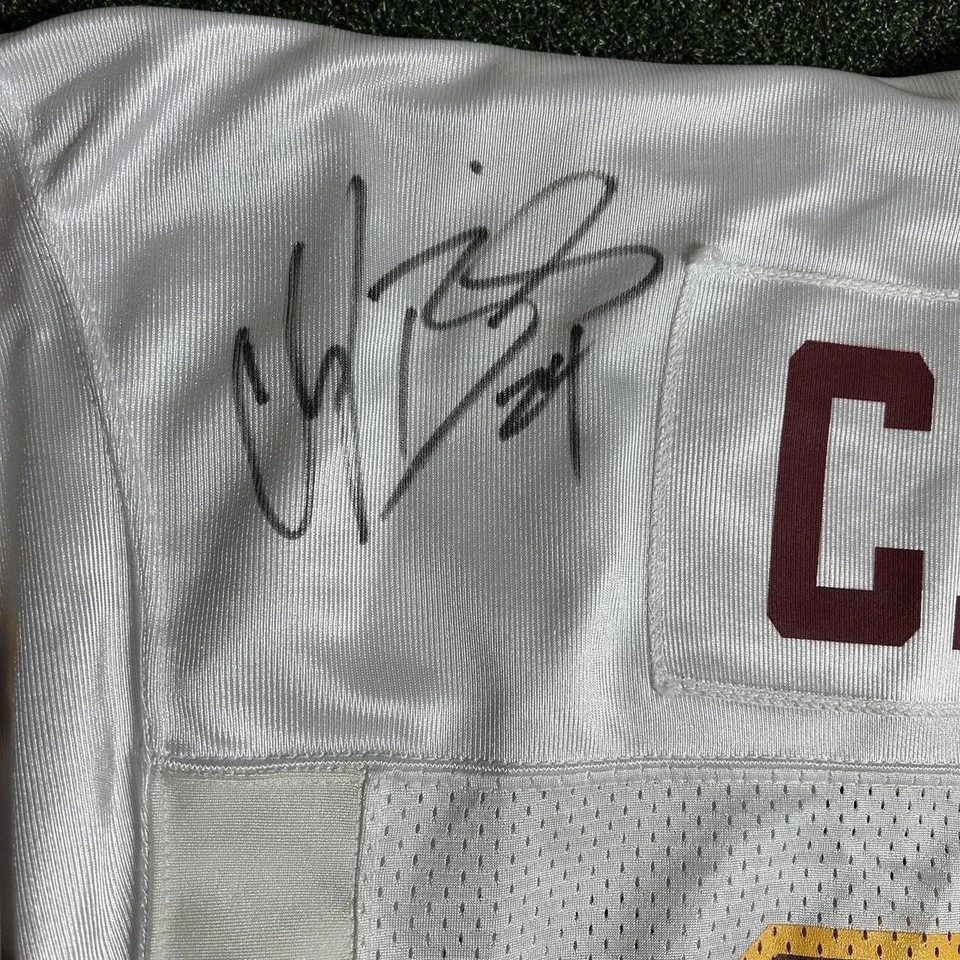 Camiseta de fútbol americano vintage de los Washington Redskins ADIDAS auténtica de la NFL nueva campeona Foto 2 de 4