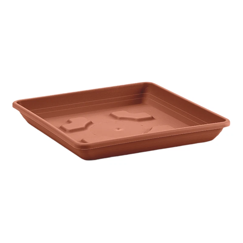 Botle Vaso Da Fiori Quadrato Con Sottovaso – 30 Cm Lato, Altezza 25 Cm – Colore Antracite – Resistente Al Gelo E Agli Urti – Per Interni/Esterni, 13,8 Litri
