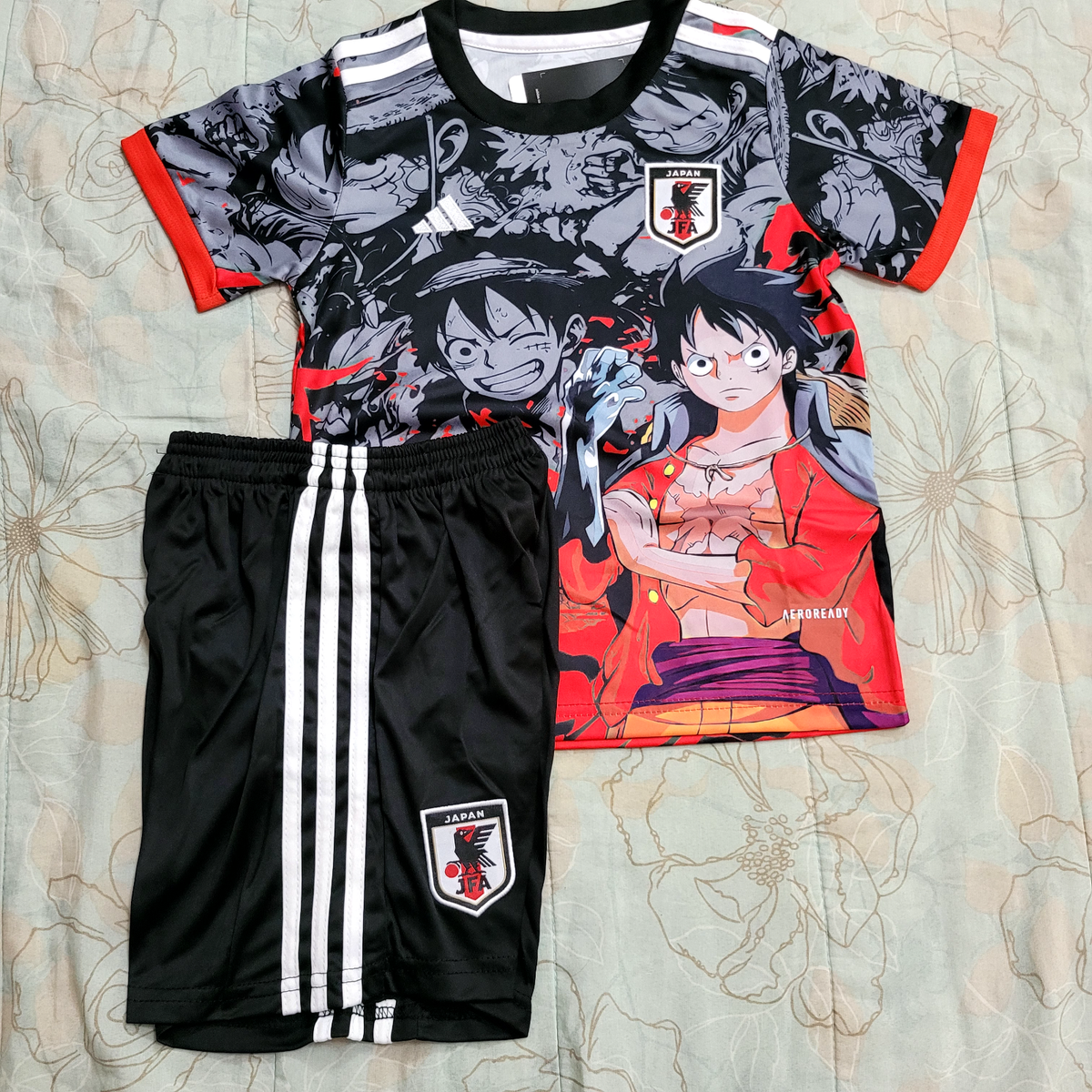 Japan Soccer Jersey One Piece Anime Luffy/Sabo Concept Edition