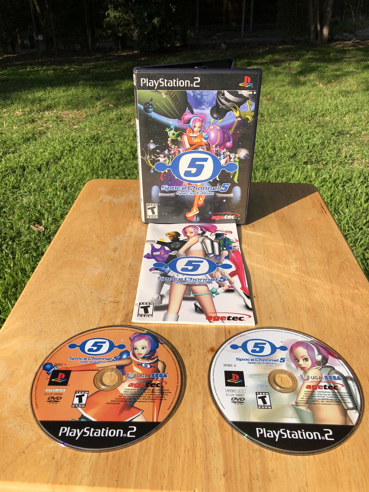 Space Channel 5 Special Edition Sony PlayStation 2 CIB Authentic PS2 #2 Rare
