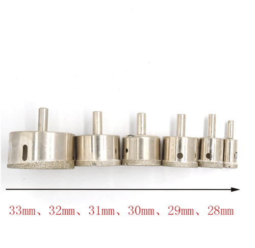 Brocas de núcleo de taladro de punta de diamante de 7-90 mm para azulejos de vidrio piedra cerámica - Imagen 2 de 4