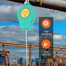 Fall Protection Retractable Lanyard Self Retracting Lifeline w/ 33ft Wire Rope