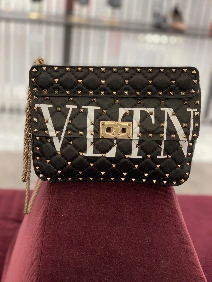 Valentino Garavani Rockstud Spike Calfskin Shoulder Bag