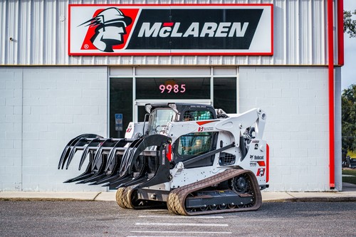 McLaren Heavy Duty Universal Fit Skid Steer Log Grapple 76" Wide - Picture 15 of 24