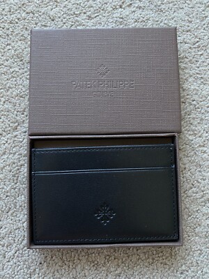 New Authentic Patek Philippe Cardholder Card Holder Card Card Black