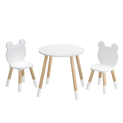 Keezi Piece Kids Table and Chairs Set Activity Playing Study