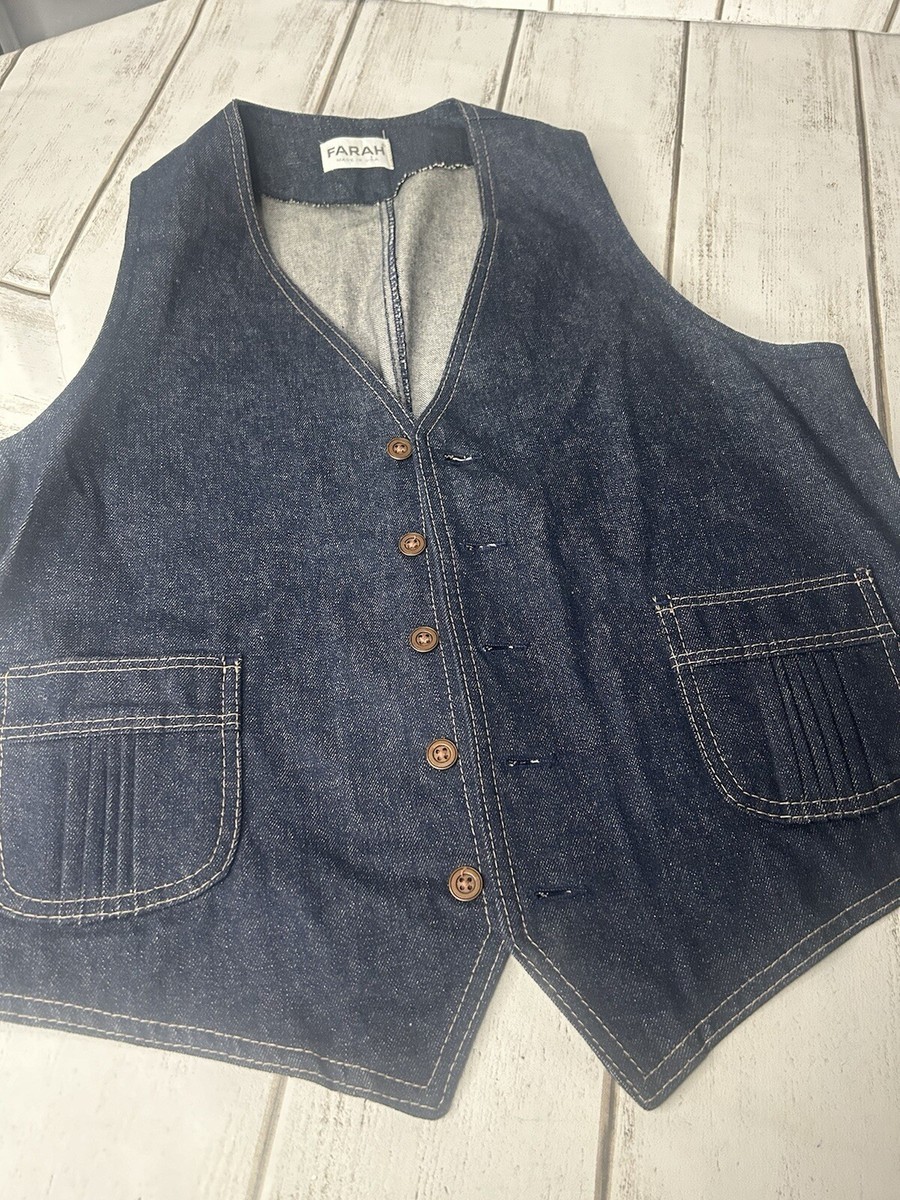 トップス vintage denim Parker 1930s kaiko vintage 50s Kitty Carson side zip denim jeans, 25 x 29 – 86