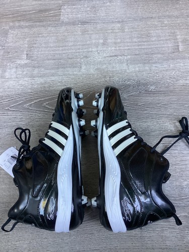 Scarpe da calcio Adidas uomo Reggie III 3 TD D taglia 12 172519 nere nuove con etichette - Foto 13 di 15