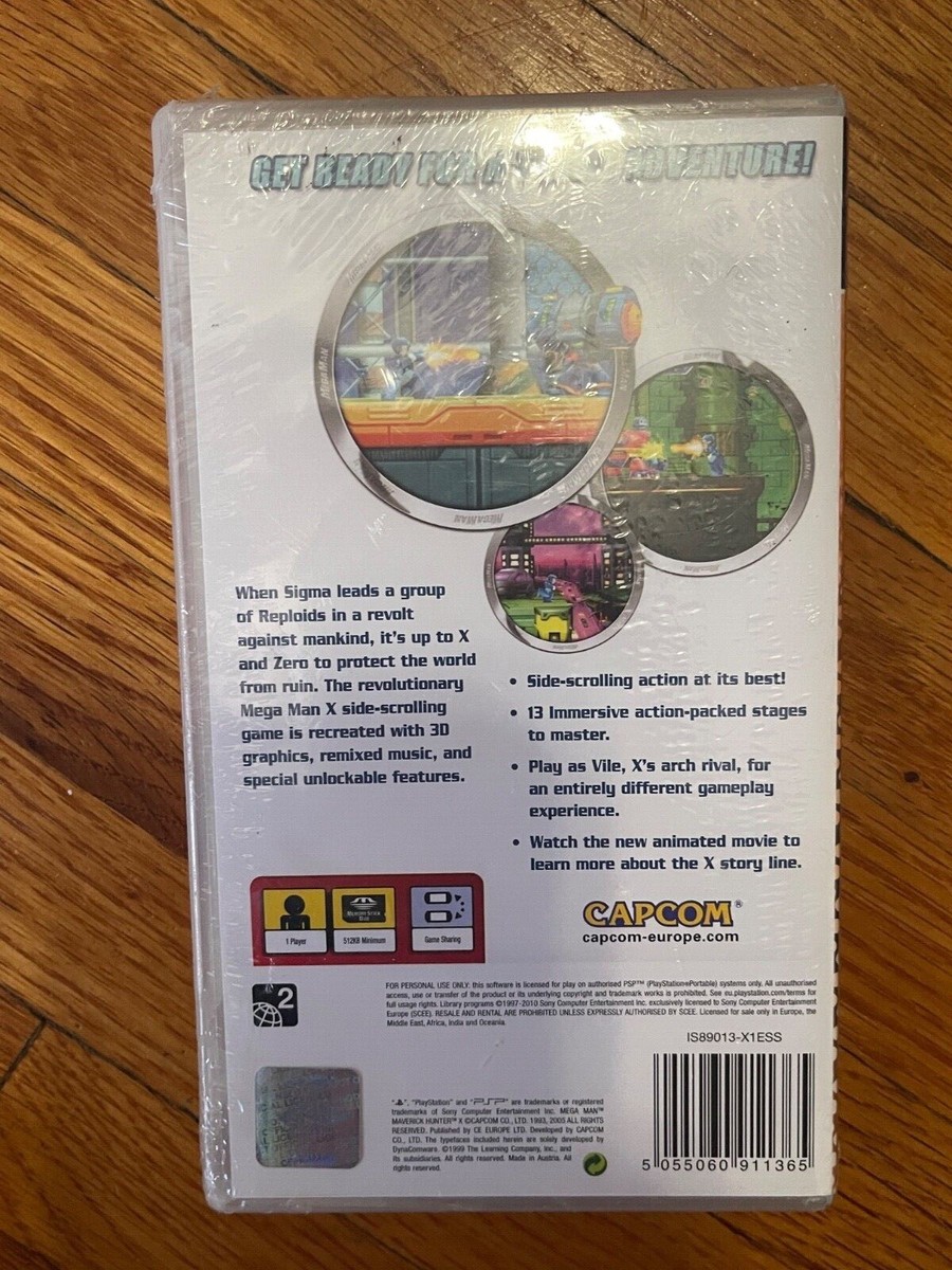 Megaman Maverick Hunter X Mega Man Psp Pal New | eBay