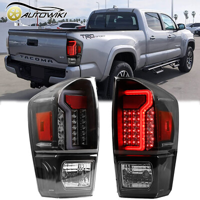 LED Third Brake Light For 2016-2023 Toyota Tacoma - Smoked Lens, High Mount Stop Lamp Assembly