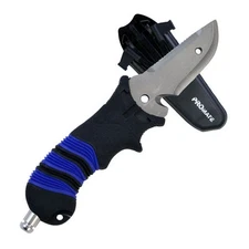 Promate Sharp Tip Titanium Scuba Dive Snorkeling Backup BC Knife (3" Blade)