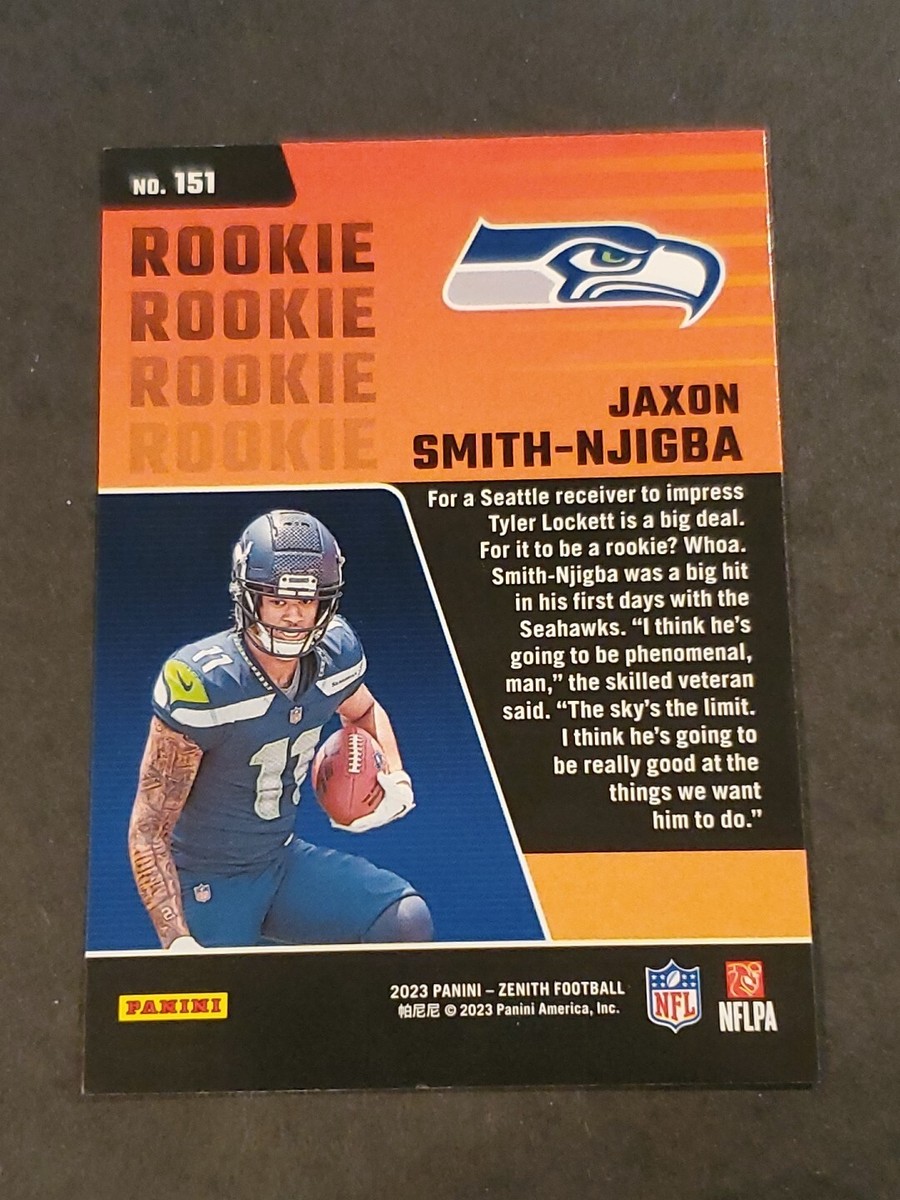 Jaxon Smith-Njigba 2023 Panini ZENITH Football RC Rookie #151