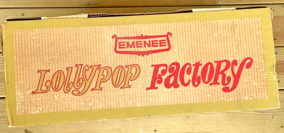 Lollypop Factory by Emenee 1965 Original Box Near Complete —READ— SEE PICTURES—