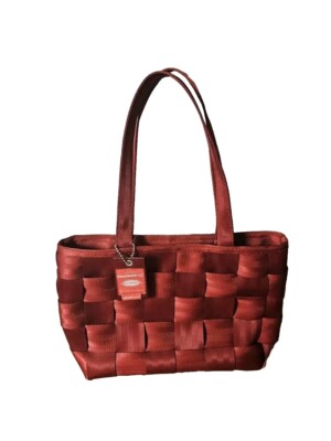 Red Original Seatbelt Bag Purse Tote Shoulder Strap Goth Punk Ska Large HARVEYS
