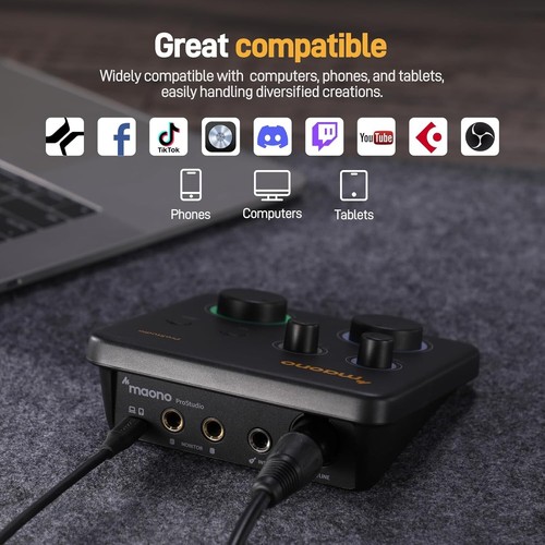 MAONO USB Audio Interface for PC: Interface with XLR Input 24-bit/192kHz Rout... - Picture 9 of 9