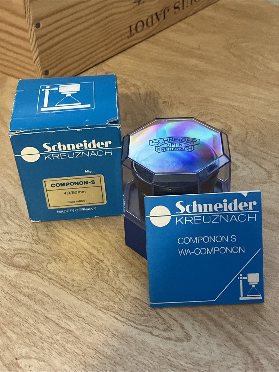 Schneider Kreuznach Componon-s 4.0/80mm Enlarging Lens | eBay