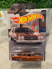 2016 Hot Wheels Garage Series 2/10 '70 CHEVELLE SS WAGON Brown w/Chrome PR5 Sp