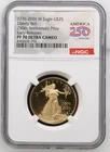 2026-W 1/2 OZ Proof Gold Eagle 250 Liberty Bell NGC PF70 (1776-2026)
