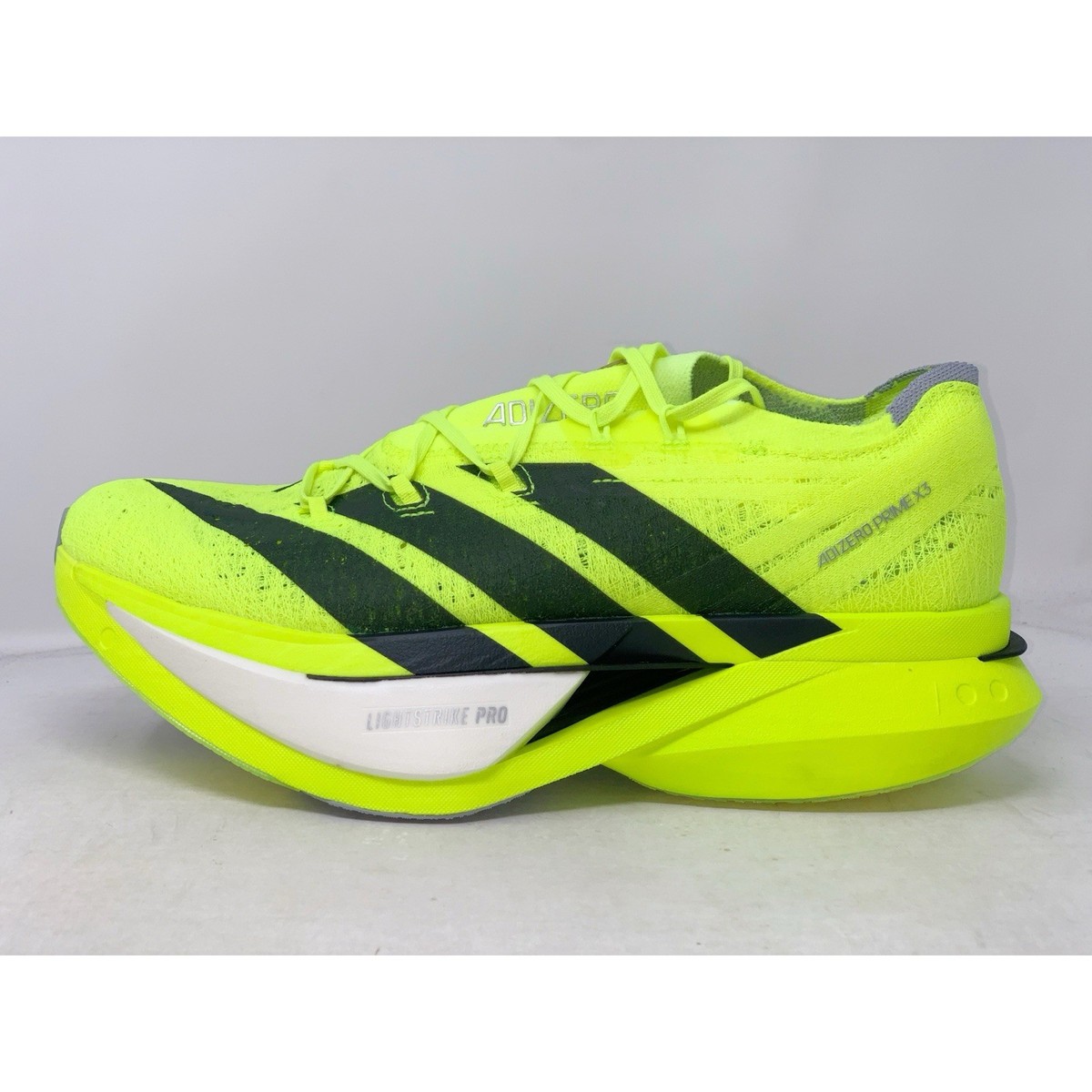 Adidas Adizero Prime X3 Strung Volt Solar Yellow Sneakers, Size