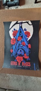 Guns N' Roses GNR San Antonio Lithograph 9/2/26 Litho Poster Number 72/300