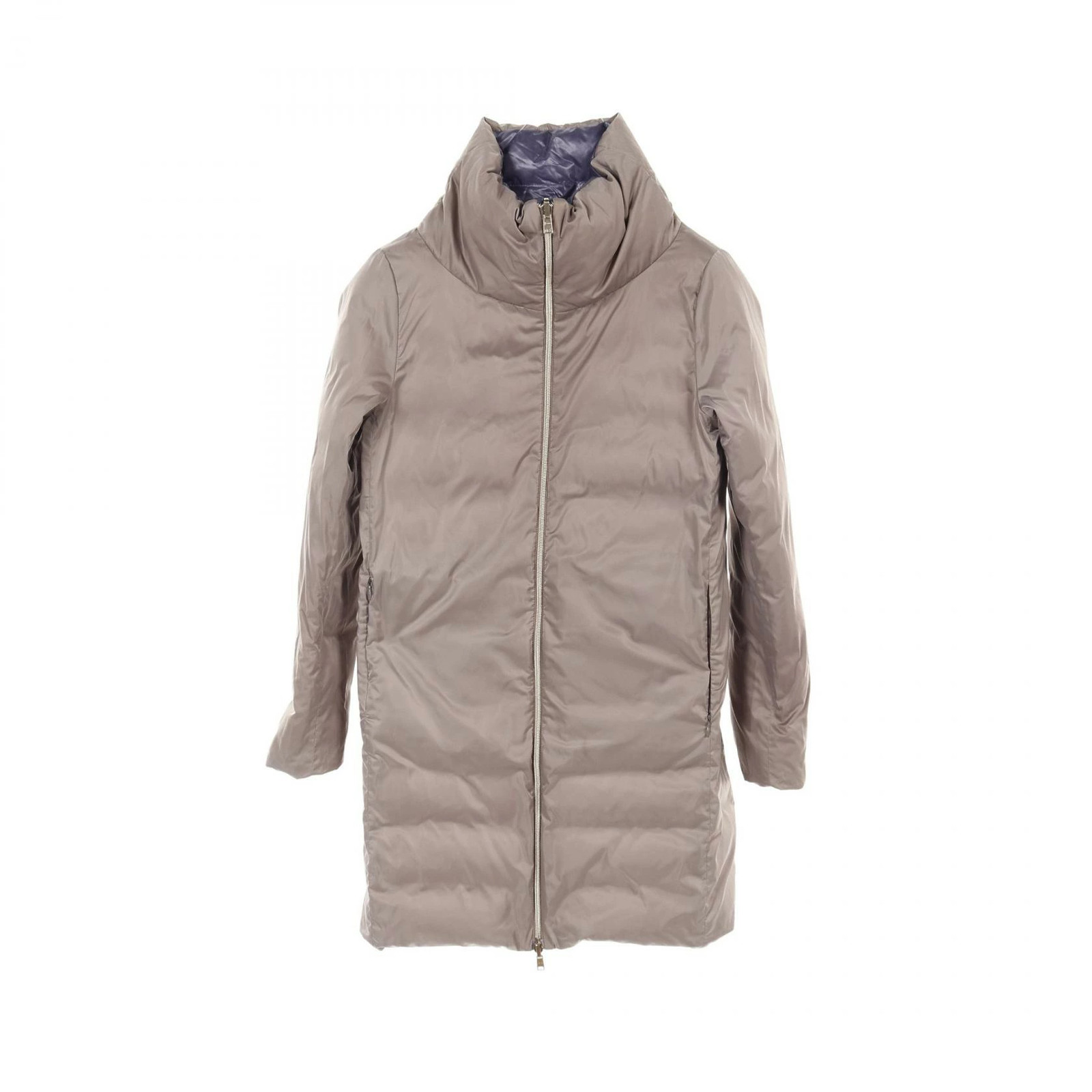 Herno Down Jacket Nylon Polyester Purple/Beige Pi… - image 3