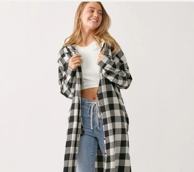 RISEN Flannel Extra Long Shirt  2x NWT