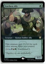 Earthen Ally (Extended Art) 377 TLA FOIL R NM Magic: The Gathering
