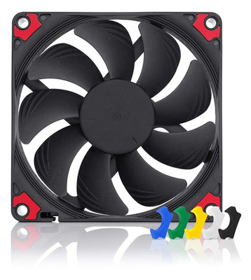 92mm Slim PWM Fan 92x14mm 4 Pin Quiet Low Profile PC Case CPU Cooling Black