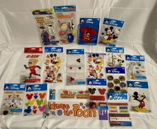 Disney EK Success Disney Mickey Dimensional Tags Embroidered Flat Sticker Lot