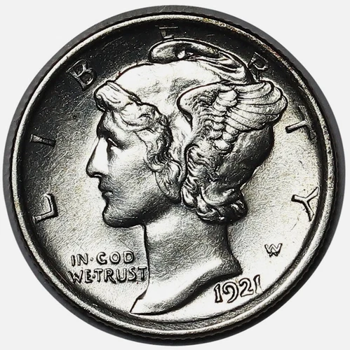 1921 Mercury Dime Choice AU++ Unc Key Date Coins