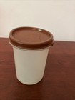Tupperware 1606 Modular Mates Round #2 Container Cheese Shaker Brown Seal — photo 3