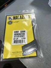 Remington 511 513 521 .22 Lr 5 Round Rifle Magazine Triple K 326m New