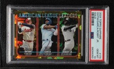 2024 Chrome Sapphire Edition Gold 40/50 Shohei Ohtani Adolis Garcia PSA 10 3a1