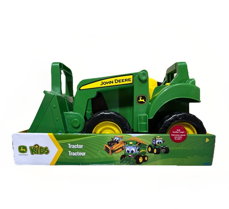 TOMY John Deere Scoop Tractor Toy Green