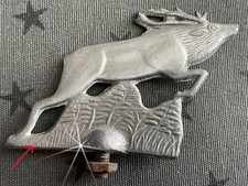 Fahrrad Moped Schutzblechfigur Reiter Emblem Steuerkopfschild | HIRSCH