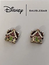 Baublebar Disney  Christmas Mickey  Gingerbread House  Post Earrings  NEW