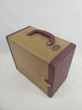 Vintage 35mm Slide Storage Carrying Case Pavelle Red Boxes Coin Organizer