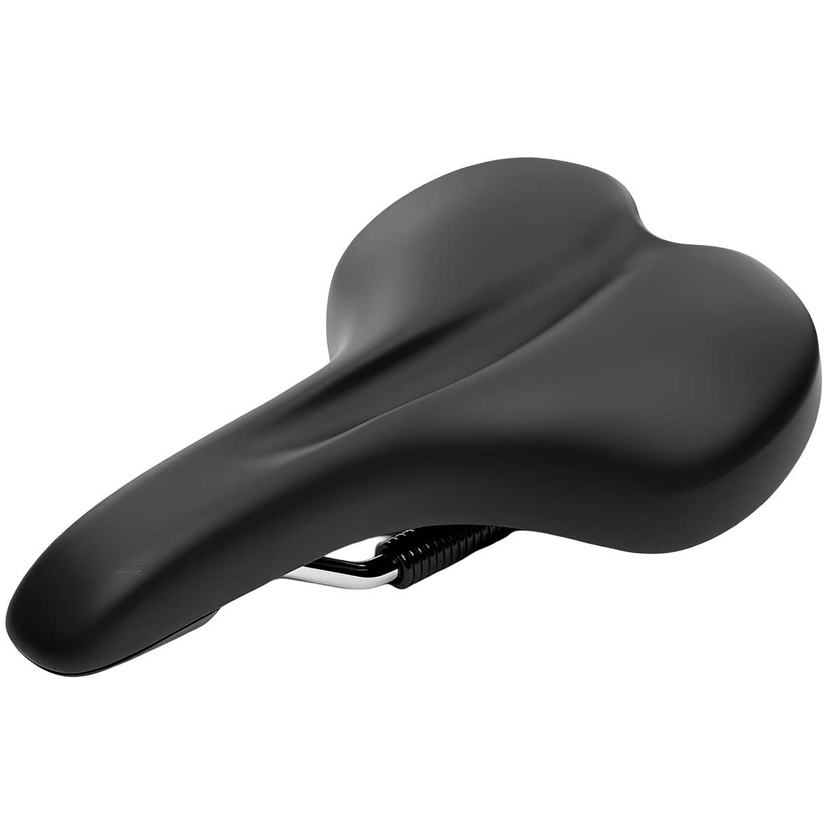 Selle vélo ergonomique 27x17 cm finitions soignées et ressorts robustes
