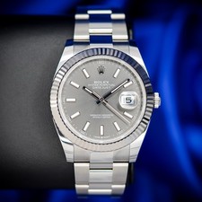 2026 Rolex Datejust 41 126334 Steel White Gold Rhodium Dial UNWORN Full Set