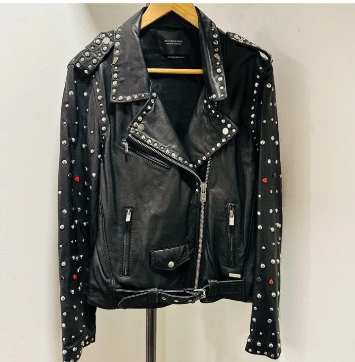 SCOTCH & SODA - MAISON Scotch ダブルライダース　ジャケット Maison Scotch Coats, Jackets & Vests Leather Outer Shell for Women